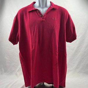 Patagonia Mens Size XL Red Short Sleeve Polo Shirt